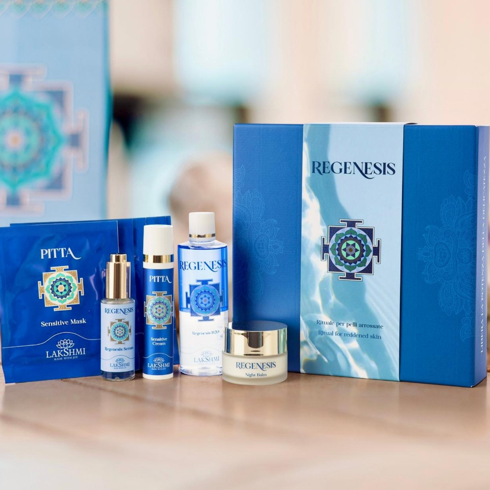 Coffret Regenesis (H20 + sérum + masque + crème + baume)